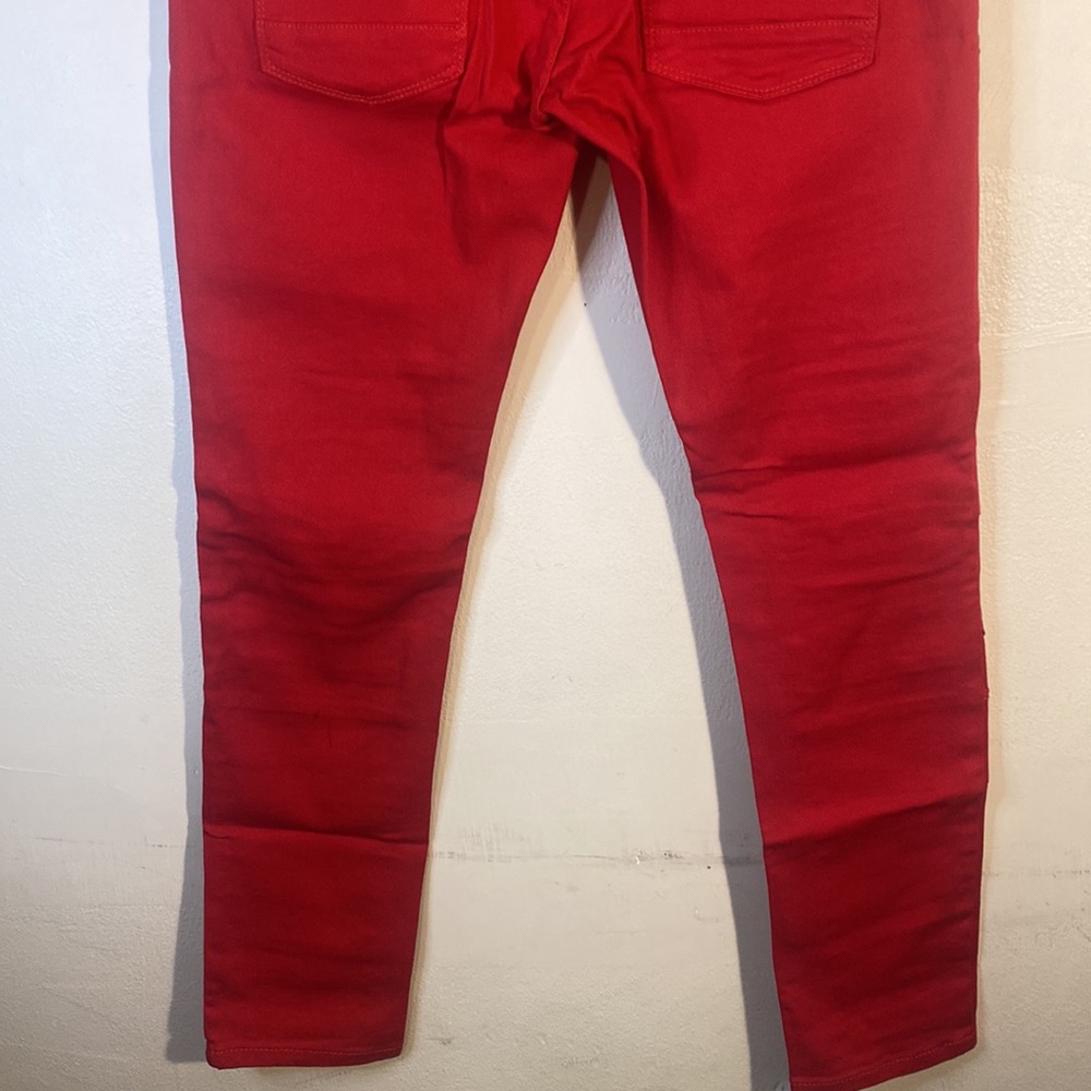 Copper Rivet Motorcycle Denim Jeans - image 7